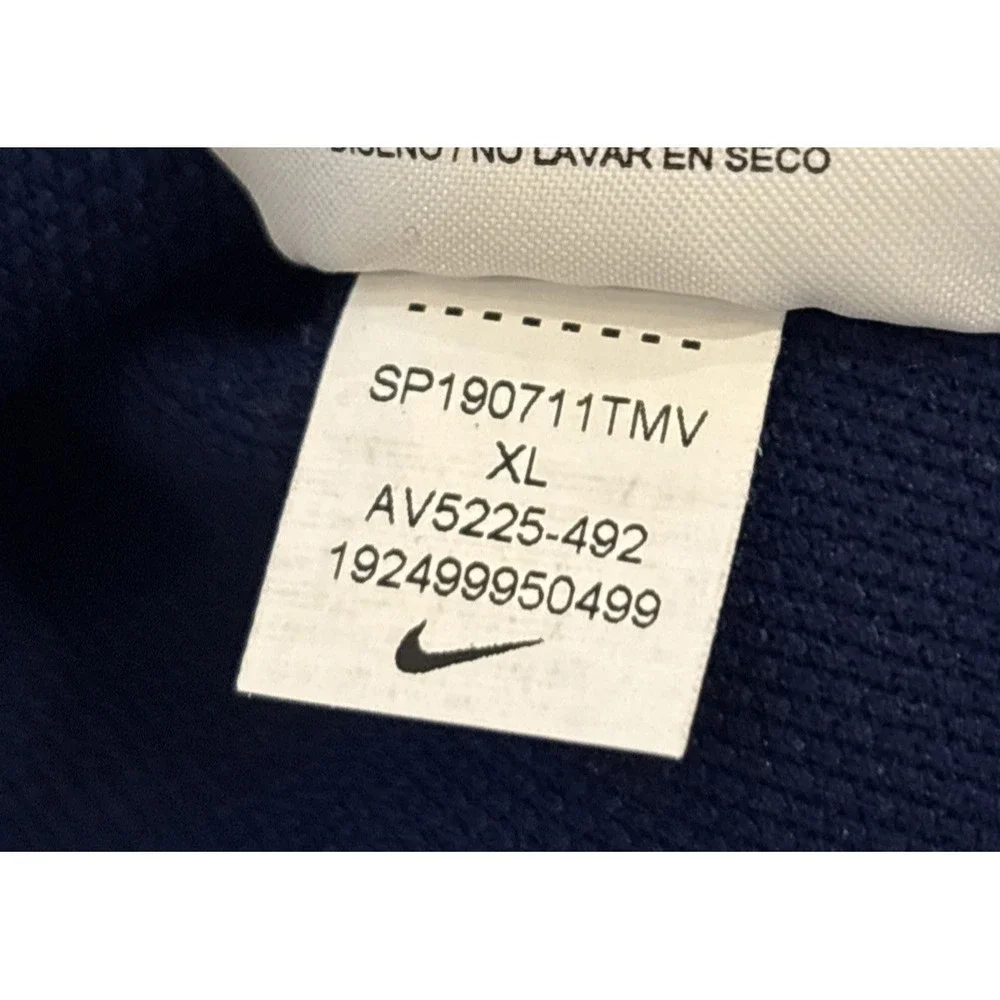 NIKE Men's Size XL Golf Dri-Fit Sweater Vest Blue AV5225-492